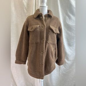 American Eagle - Sherpa Teddy Coat - S - NWOT